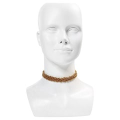 Vintage By  Goldfarbener Choker Circa 1990er Jahre