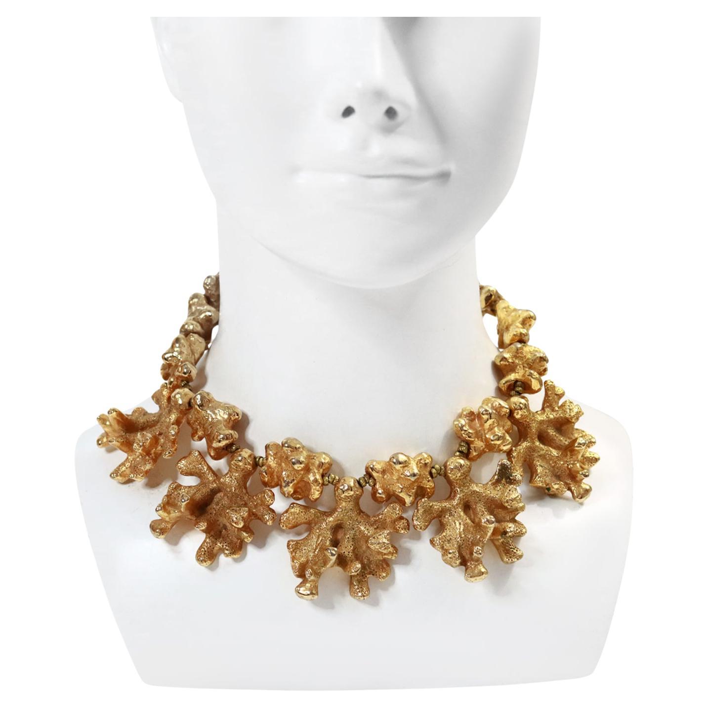 Vintage French Resin Anemone Pieces Circa 1970's