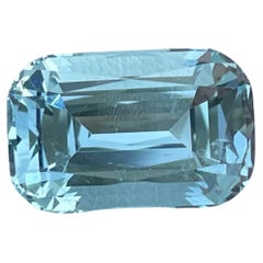 9,31 Quilates Piedra Aguamarina Brillante Suelta para Anillos Joyas Aguamarina
