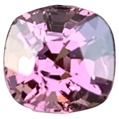 1.40 Carat Natural Loose Purplish Pink Burmese Spinel Stone Cushion Cut
