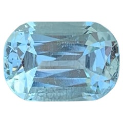 Jolie aigue-marine bleu ciel pour bague 3,65 carats aigue-marine pakistanaise pour bijouterie
