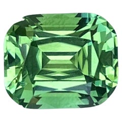 Tourmaline afghane naturelle taille coussin vert menthe 2,60 carats