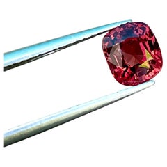 1,15 Karat Orange Roter Burmesischer loser Spinell Stein Kissenschliff Natürlicher Edelstein