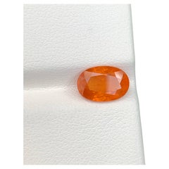 2.40 Carat Loose Fanta Garnet Stone Oval Cut Natural African Gemstone