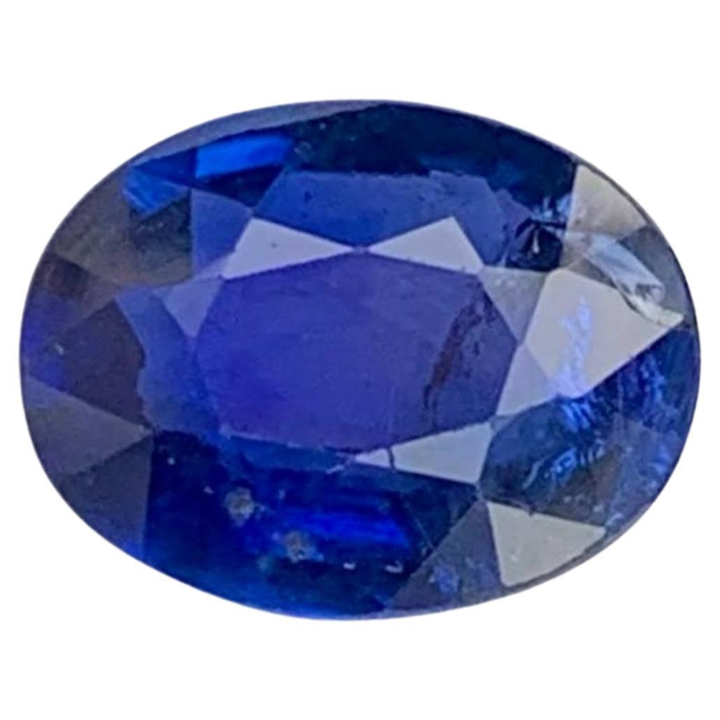 2.15 Carat Loose Blue Sapphire Stone Oval Faceted Madagascar's Gemstone