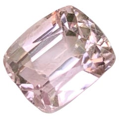 7.20 Carat Loose Pink Kunzite Stone Cushion Cut Natural Afghan Gemstone