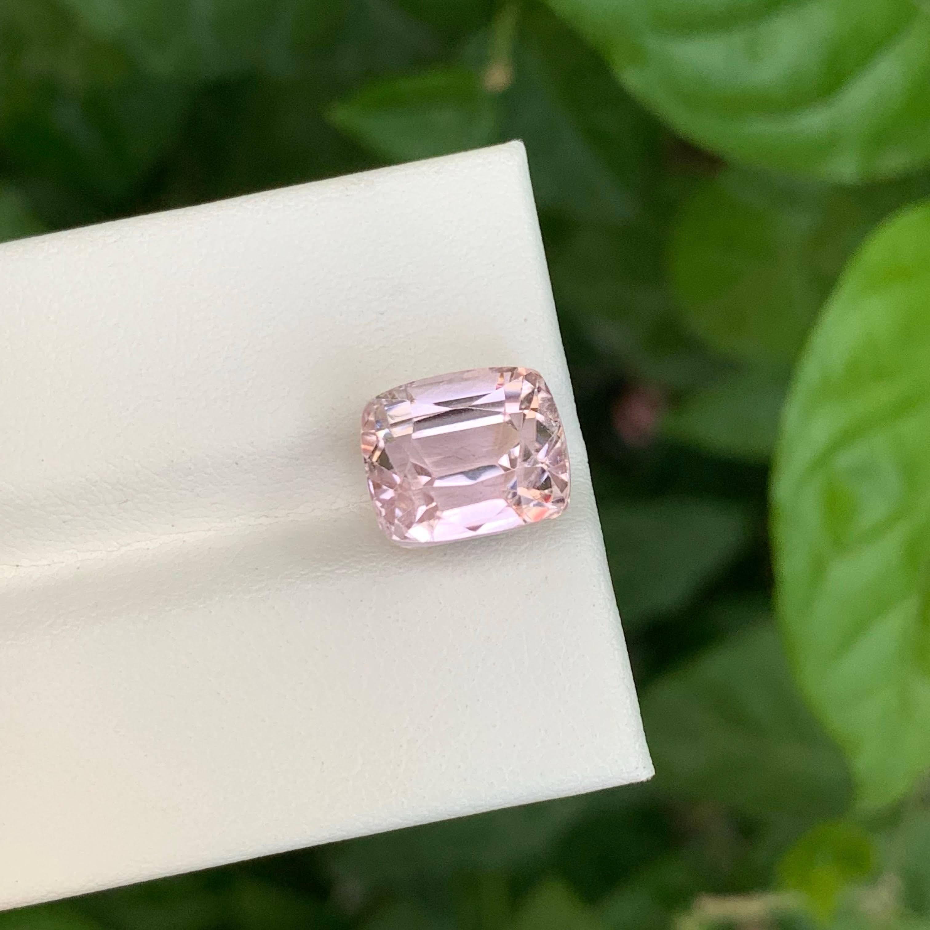 da uomo o donna 7.20 carati di Kunzite rosa sciolta, taglio a cuscino, gemma naturale afgana in vendita