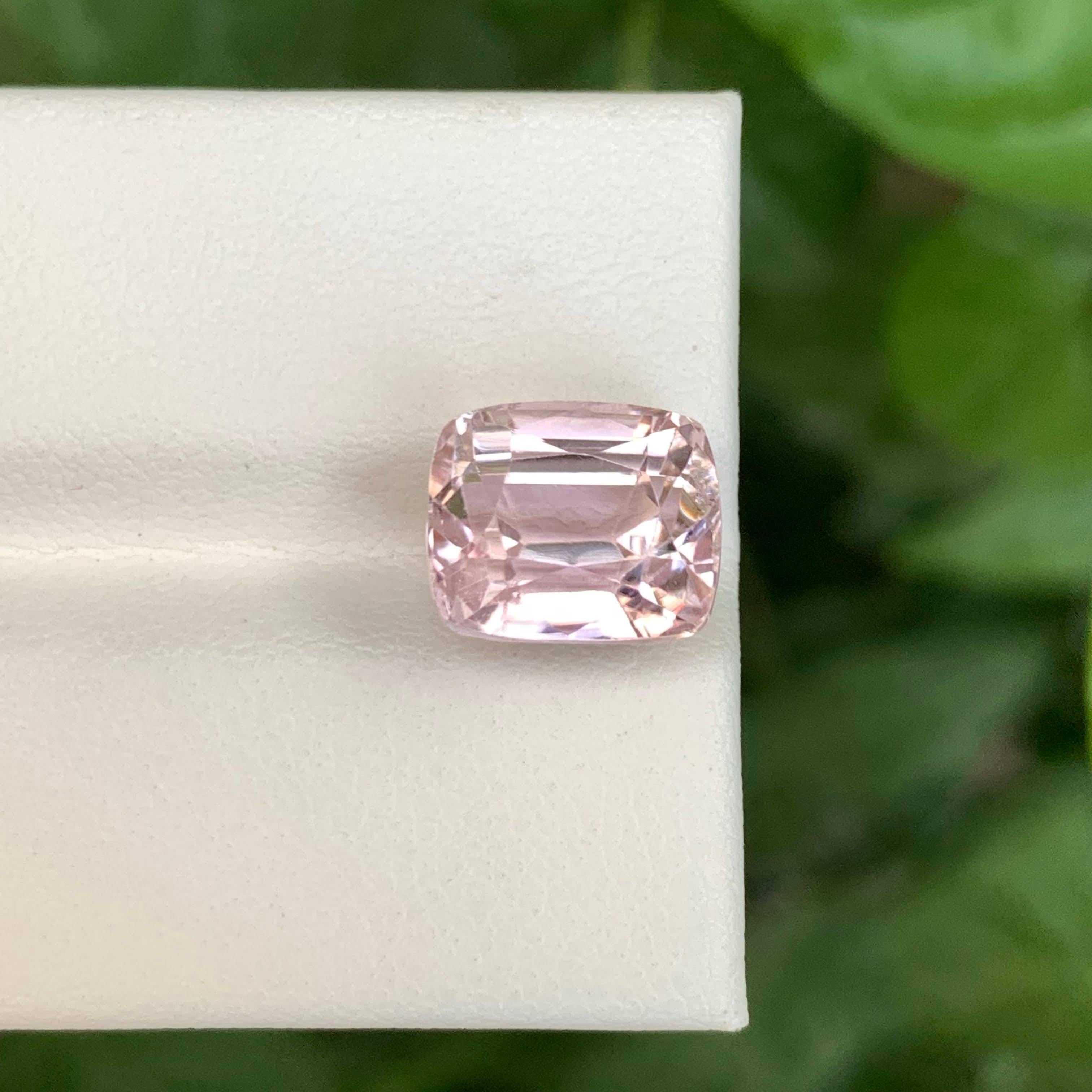 7.20 carati di Kunzite rosa sciolta, taglio a cuscino, gemma naturale afgana in vendita 3