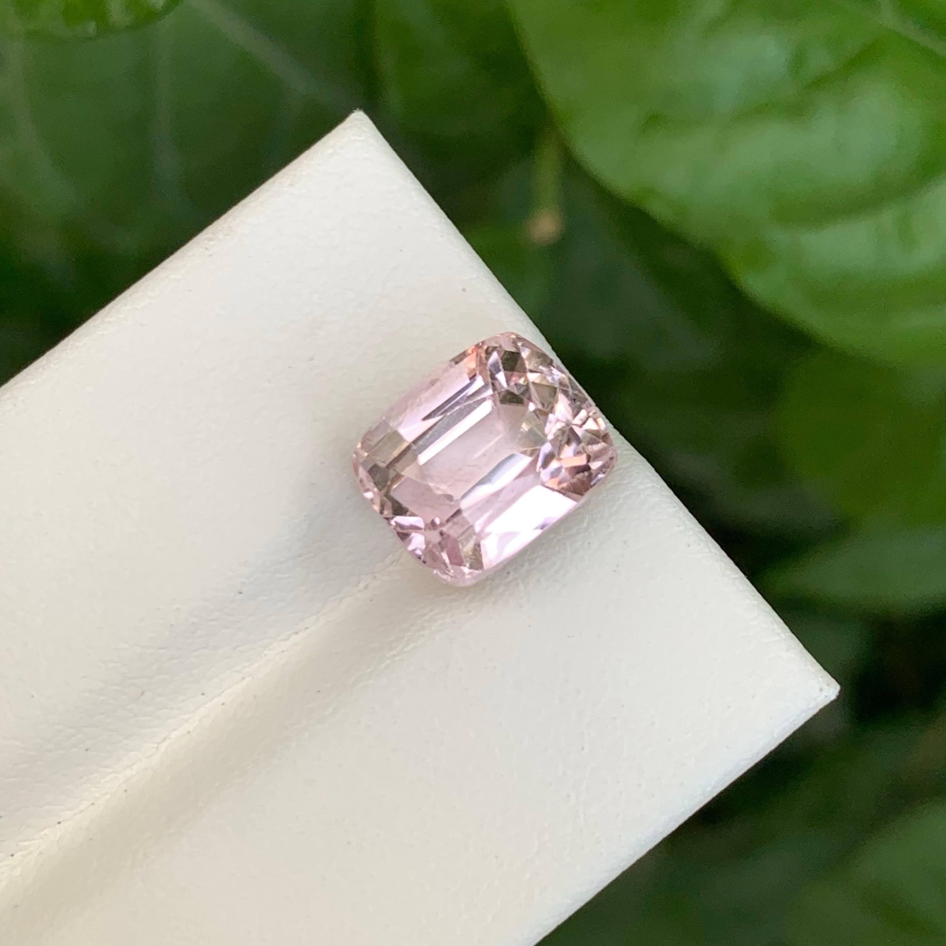 7.20 carati di Kunzite rosa sciolta, taglio a cuscino, gemma naturale afgana in vendita 6