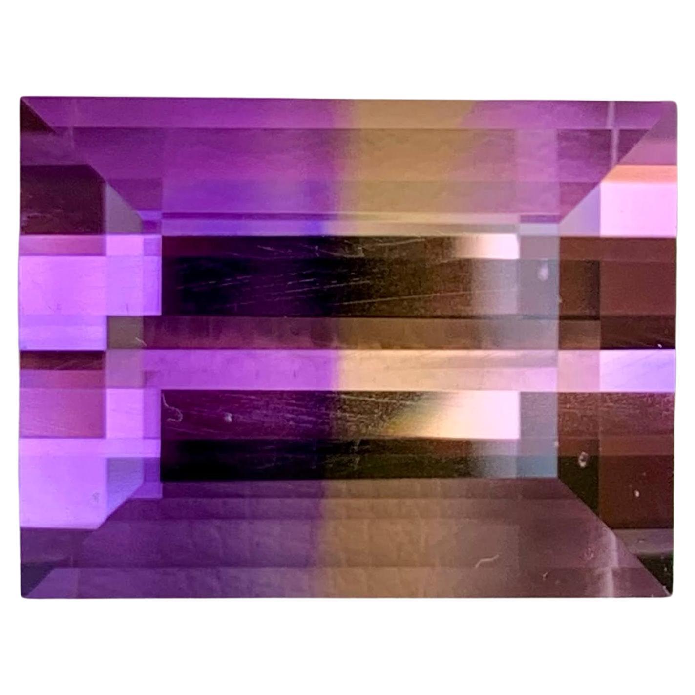 13,25 Karat Lose Exquisite Ametrine Stein Baguette-Schliff Natürliche afrikanische Edelstein im Angebot