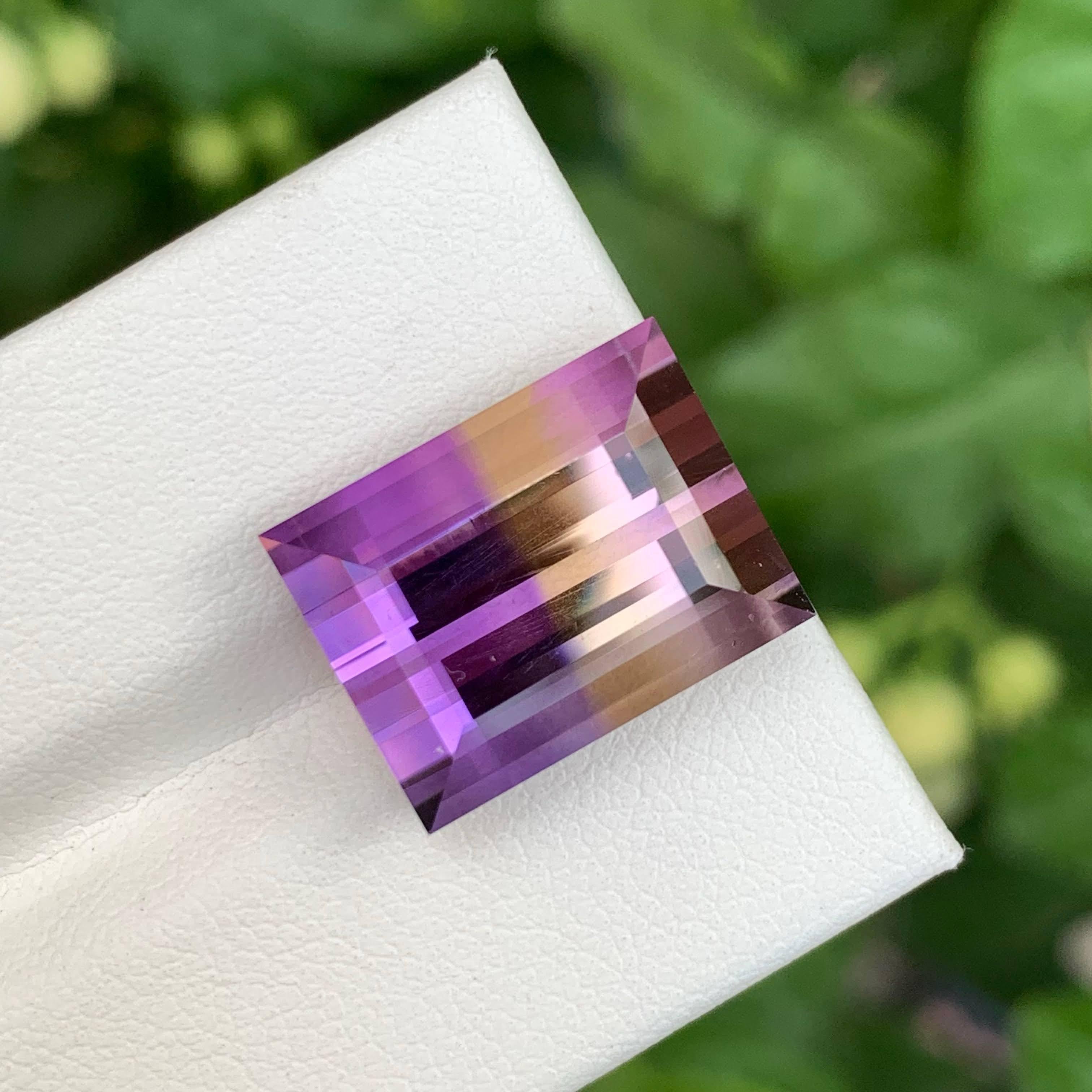13,25 Karat Lose Exquisite Ametrine Stein Baguette-Schliff Natürliche afrikanische Edelstein im Zustand „Neu“ im Angebot in Bangkok, TH