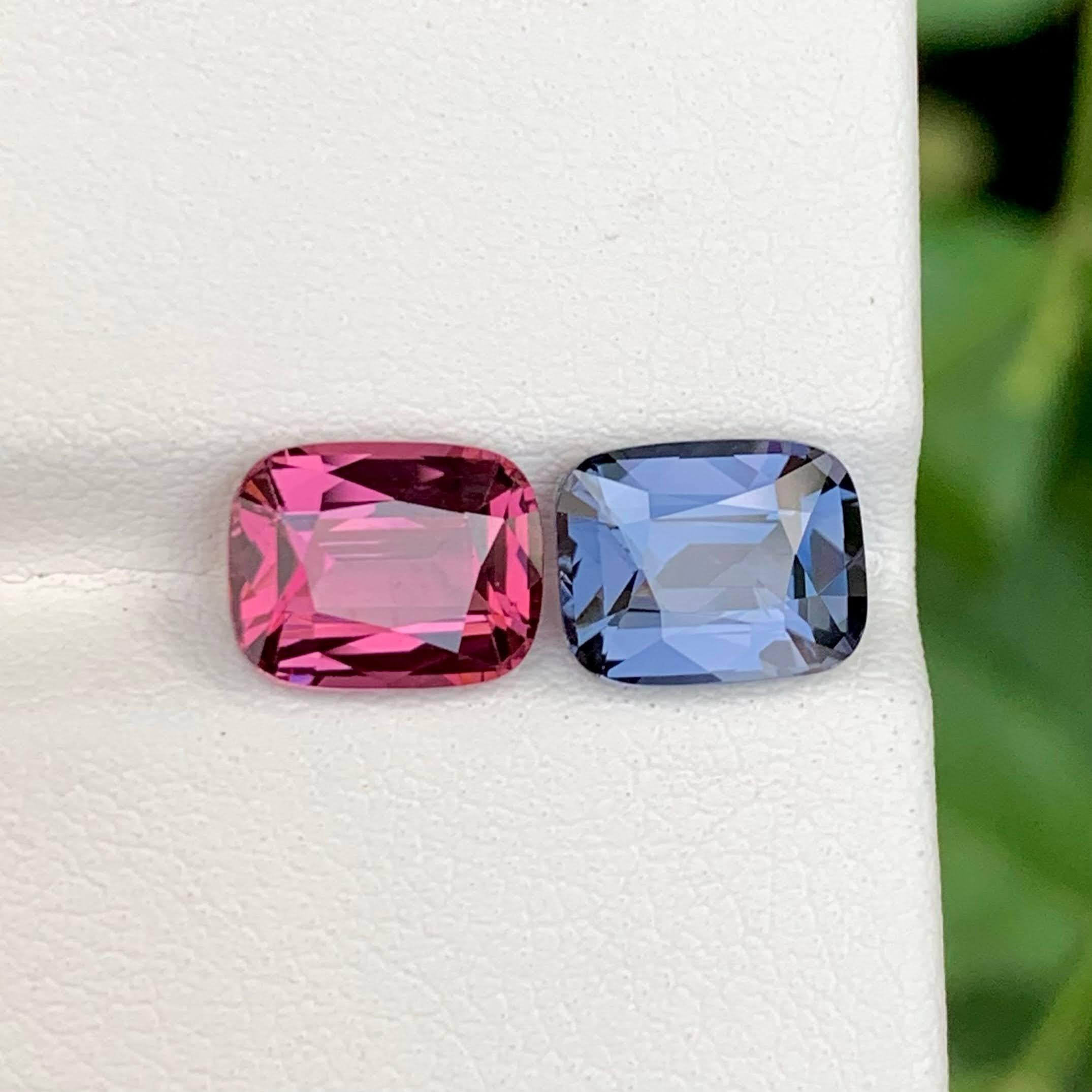 Poids 4,96 carats
Dimensions 8,8 x 6,9 x 4,4 (4,7) mm
Traitement Aucun
Origine Tanzanie
Loupe de clarté Nettoyer
Forme Coupe Coussin
NA



Cette paire de spinelles naturels de 4,96 carats présente un contraste de couleurs rare et saisissant - une