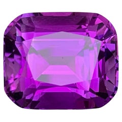 9,40 Karat Lose Lila Amethyst Stein Cushion Cut Natürliche brasilianische Edelstein