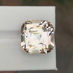29.40 Carat Natural Loose Champagne Color Topaz Cushion Cut Pakistani Gemstone