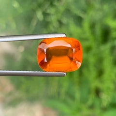 6.50 Carat Natural Loose Incredible Orange Hessonite Garnet African Gemstone