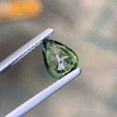1.15 Carat Natural Loose Teal Sapphire Stone Pear Cut Madagascar's Gemstone