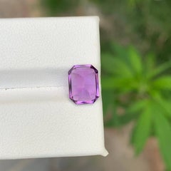 2.10 Carat Natural Loose Purple Amethyst Stone For Ring Brazilian Gemstone