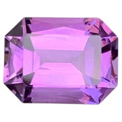 2.10 Karat schwerer natürlicher loser violetter Amethyst für Ringe – brasilianischer Edelstein