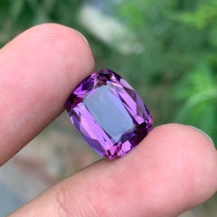 8.95 Carat Natural Loose Purple Amethyst Stone For Jewelry Brazilian Gemstone