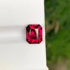 3.05 Carat Natural Loose Sweet Red Garnet Stone Fancy Cut Tanzanian Gemstone