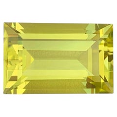 18.20 Carat Natural Loose Lemon Color Citrine For Jewelry African Gemstone