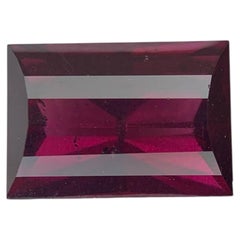 2.75 Carat Natural Loose Red Garnet Stone Fancy Cut African Gemstone