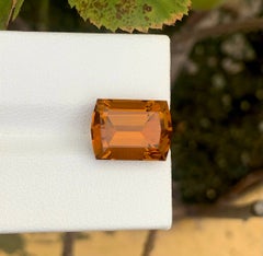 Pietra di citrino naturale sfusa da 6,25 carati, colore miele, taglio fantasia, gemma africana