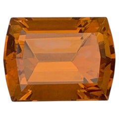 6.25 Carat Natural Loose Honey Color Citrine Stone Fancy Cut African Gemstone