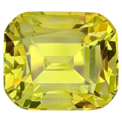 20.95 Carat Natural Loose Lemon Color Citrine Cushion Cut African Gemstone
