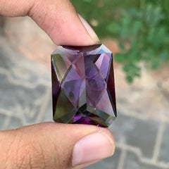 58.80 Carat Natural Loose Deep Purple Amethyst For Pendant Brazilian Gemstone