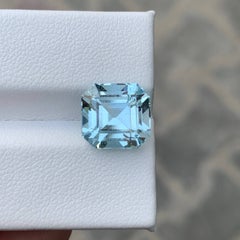 5.50 Carat Natural Loose Light Blue Color Aquamarine For Ring Jewelry Gemstone