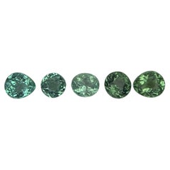 0.70 Carat Natural Loose 5 Piece Paraiba Tourmaline Jewelry Lot From Mozambique
