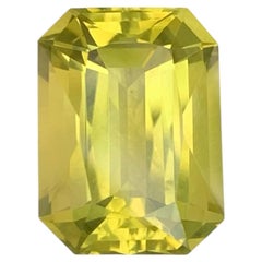 10.60 Carat Natural Loose Lemon Color Citrine Cushion Cut African Gemstone