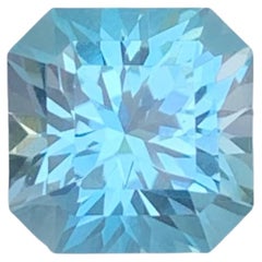 5.20 Carati Nature sciolti Topazio Azzurro Pietra africana taglio fantasia