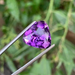 10.00 Carat Natural Loose Purple Amethyst Stone For Jewelry Brazilian Gemstone