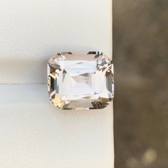 8.40 Carat Natural Loose Golden Color Topaz Stone Cushion Cut Pakistan Gemstone