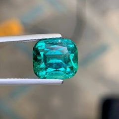 6.70 quilates de turmalina azul laguna natural suelta talla cojín gema afgana