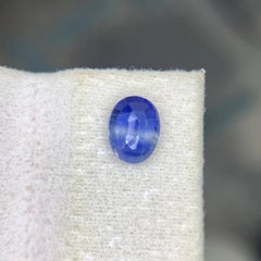 0.75 Carat Natural Loose Blue Color Sapphire Stone Oval Cut Sri Lankan Gemstone