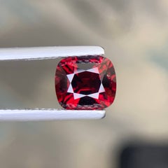 2,07 Karat, zertifizierter natürlicher loser roter Spinell im Kissen-Schliff, Edelstein aus Burma