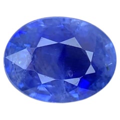 0.85 Carat Natural Loose Blue Color Sapphire For Jewelry Sri Lankan Gemstone