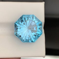 19.00 Carat Natural Loose Sky Blue Topaz Fancy Cut For Jewelry African Gemstone