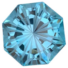 19.00 Carat Natural Loose Sky Blue Topaz Fancy Cut For Jewelry African Gemstone