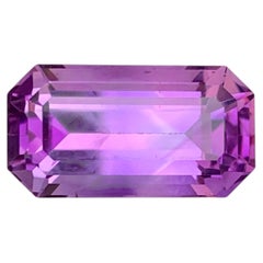 9.45 Carati Nature Ametista viola sfusa taglio smeraldo Gemma brasiliana