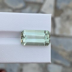 10.30 Carat Natural Loose Green Amethyst Stone For Jewelry African Gemstone