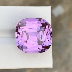 38.00 Carati Nature sciolti Kunzite viola pietra taglio cuscino Gemma afgana