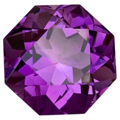 10.60 Carat Natural Loose Purple Amethyst Stone Fancy Cut Brazilian Gemstone