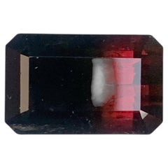 9.00 carati di tormalina bicolore naturale sfusa pietra taglio smeraldo Gemma afgana