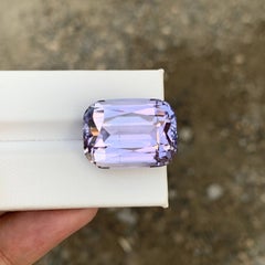 39.00 Karat Natürliche Lose Lila Keine Hitze Kunzit Kissenschliff Afghan Edelstein