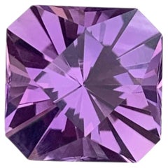 6.70 Carat Natural Loose Purple Amethyst Stone Fancy Cut Brazilian Gemstone