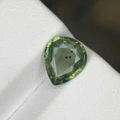 2.30 Carat Natural Loose Teal Sapphire Stone Pear Cut Madagascar Gemstone